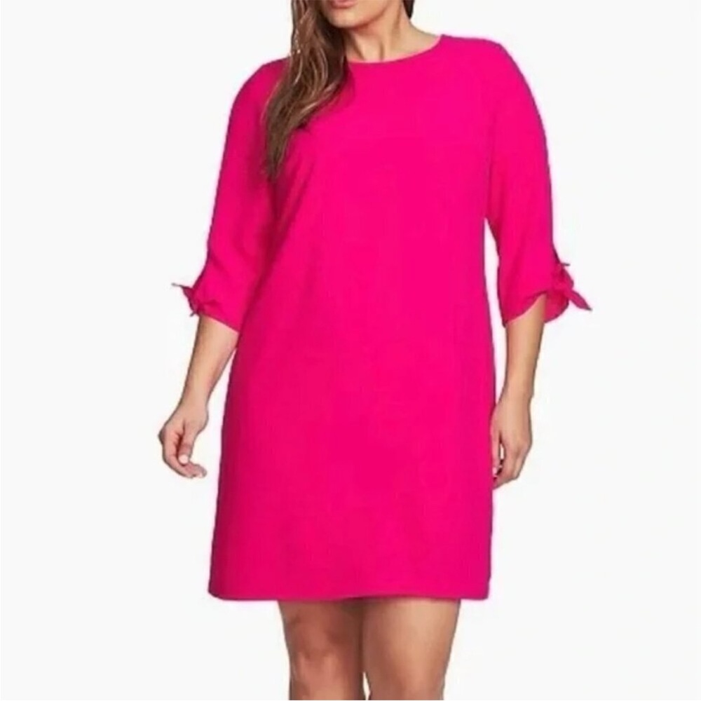 CECE 3/4 Tie Sleeve Shift Dress NWT